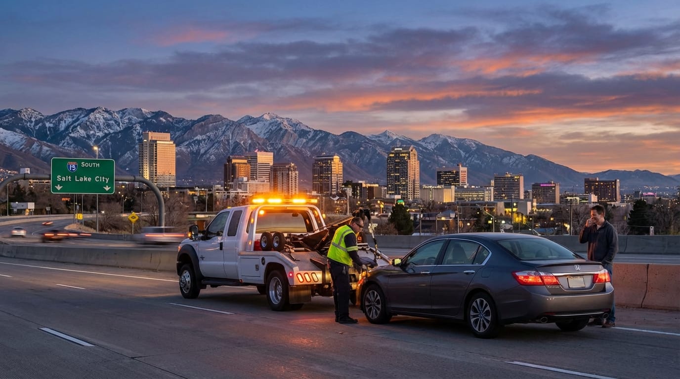 Fast Emergency Towing Stops SLC Panic