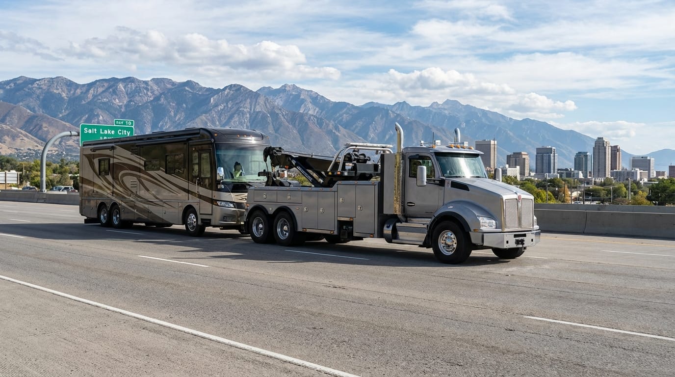 Salt Lake City RV Towing & Heavy Duty Recovery | 24/7 Service - Salt Lake City Towing