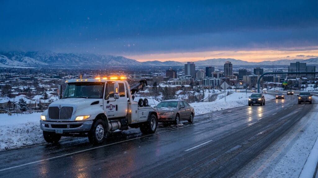 Safe Towing Service Beats SLC Winter Risks