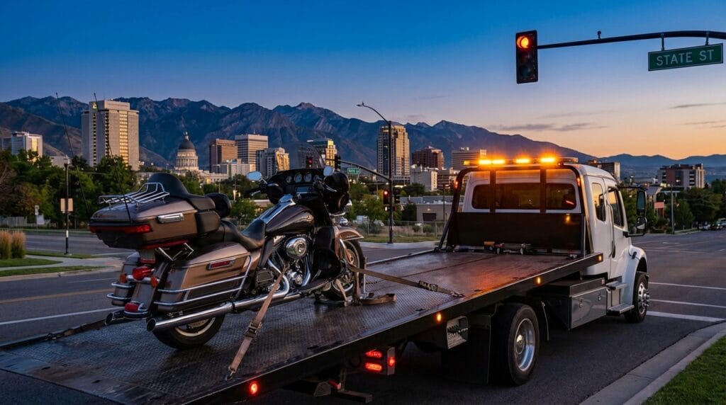 Salt Lake City Motorcycle Towing: Zero-Damage Hauls