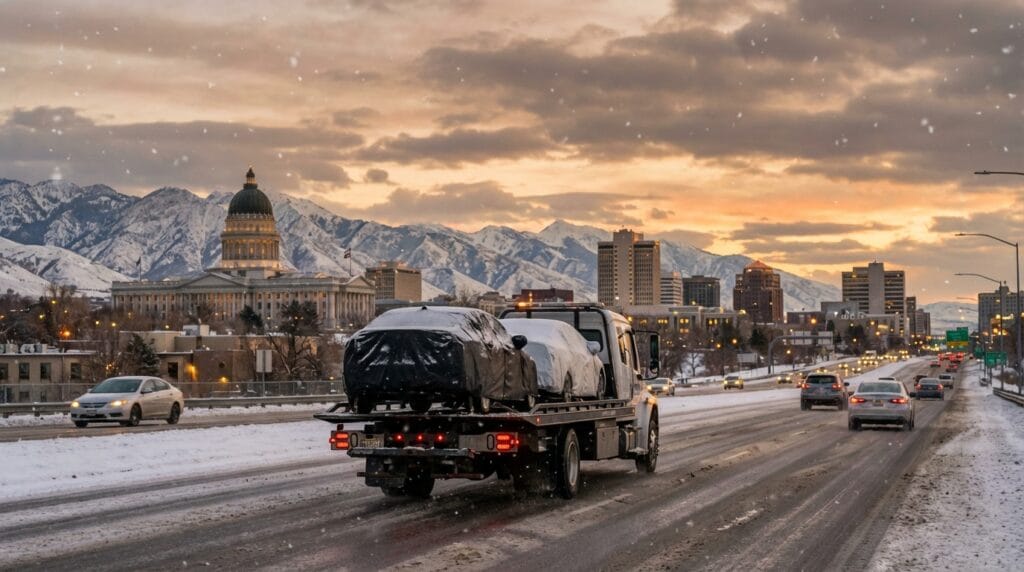 Vehicle Transport Salt Lake: Winter Haul Logistics