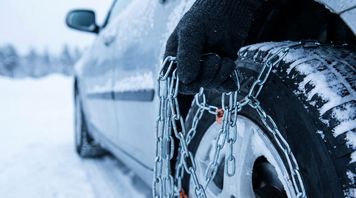 How to Install Snow Tire Chains Fast