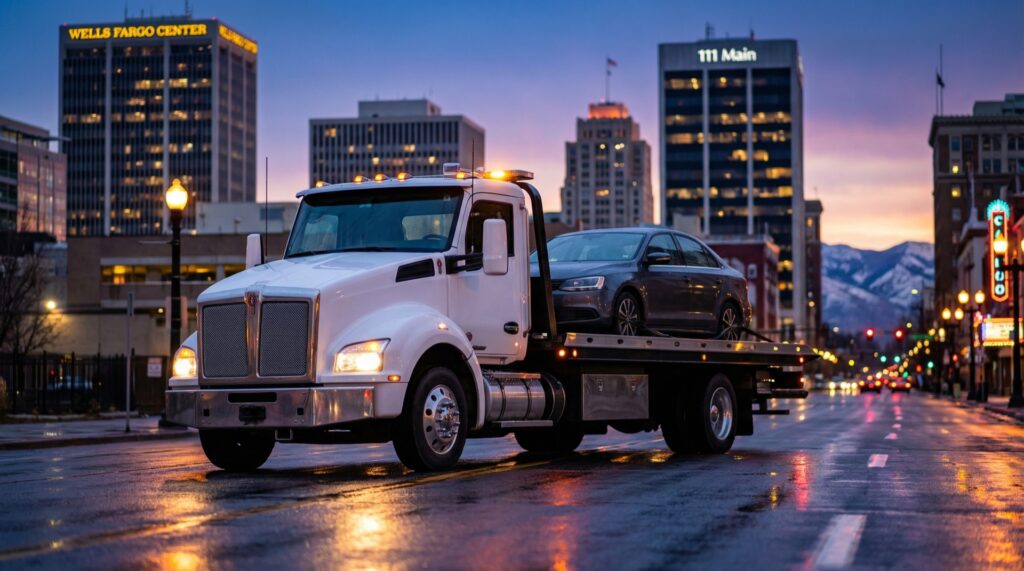 Salt Lake Towing logo